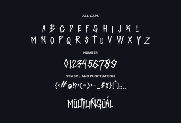 Crack Danger Font - Preview 5