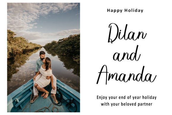Daily Holiday Font PNG with transparent background - Preview 1