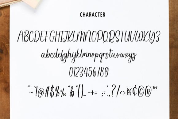 Daily Holiday Font PNG with transparent background - Preview 6