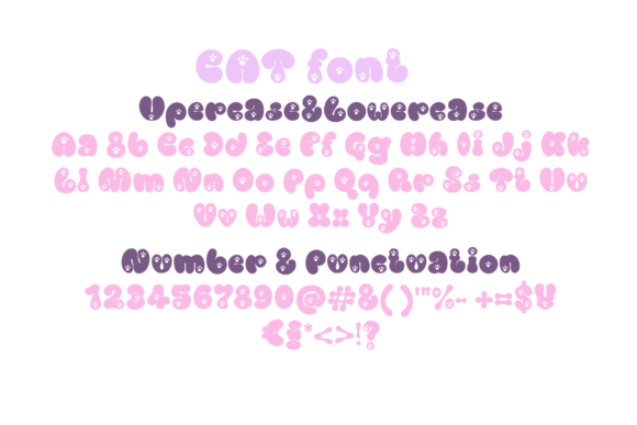 Dog and Cat Font - Preview 6