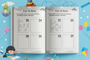 Draw the Blocks Math Worksheets Graphic by Interior Creative · Creative ...