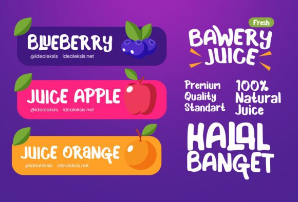Gord Playful Font PNG with transparent background - Preview 2