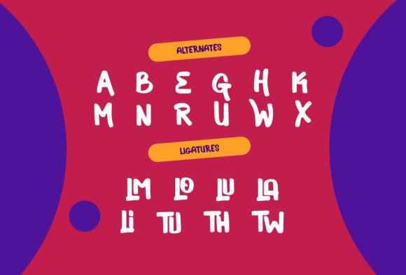 Gord Playful Font PNG with transparent background - Preview 6