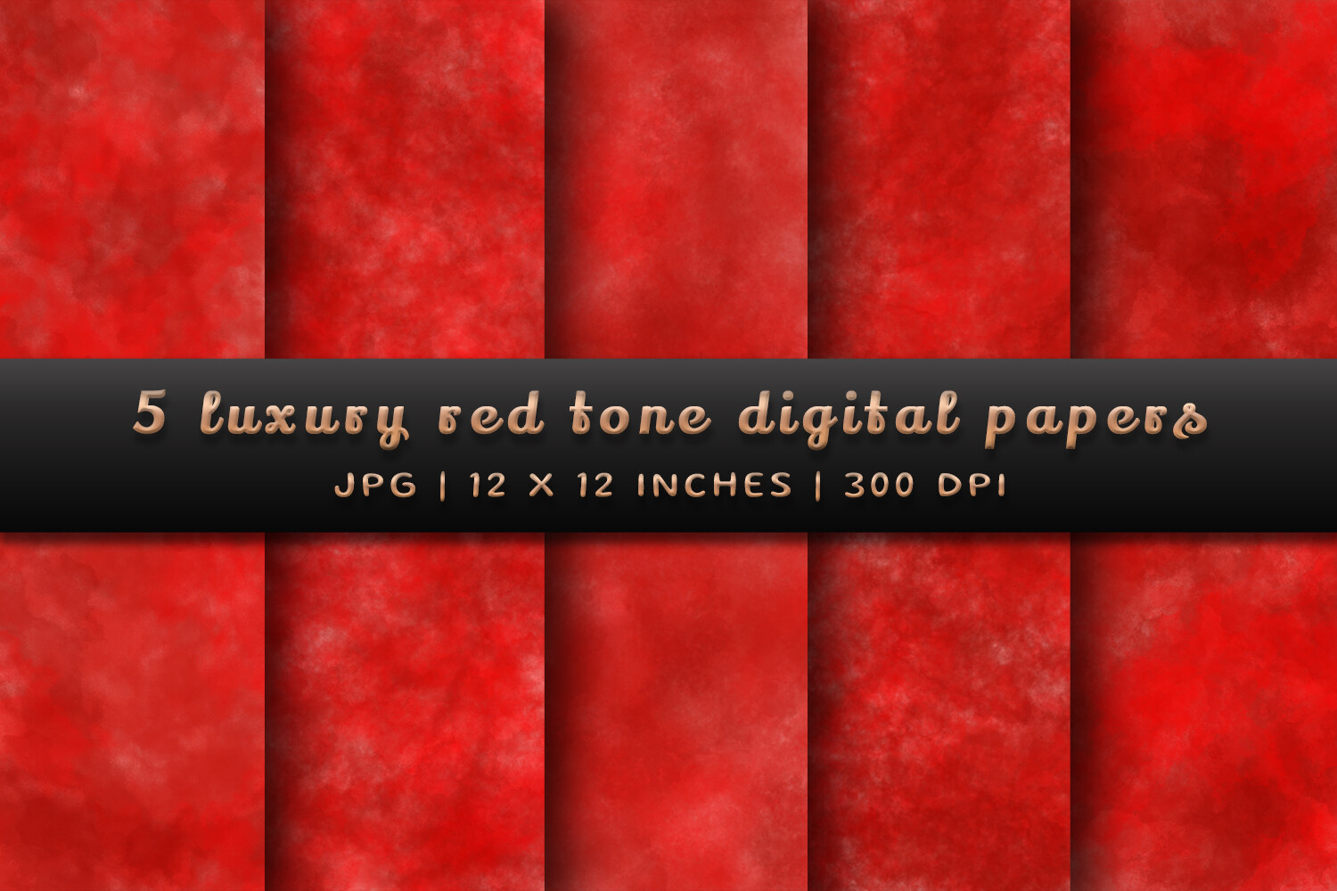 Luxury Red Tone Digital Papers Graphic by Pugazh Logan · Creative Fabrica