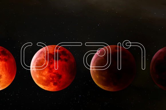 Nuixyber Glow Font PNG with transparent background - Preview 2
