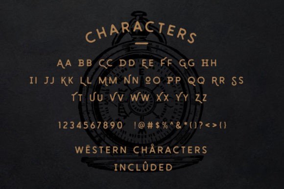 Ole Stock Font PNG with transparent background - Preview 1