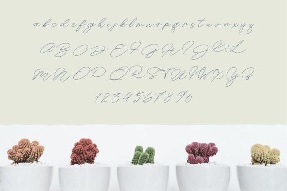 Prestyn Font PNG with transparent background - Preview 3