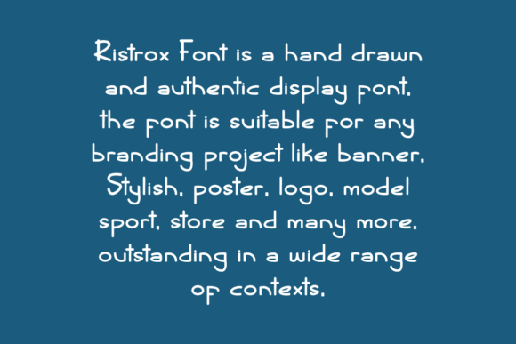 Ristrox Font PNG with transparent background - Preview 3
