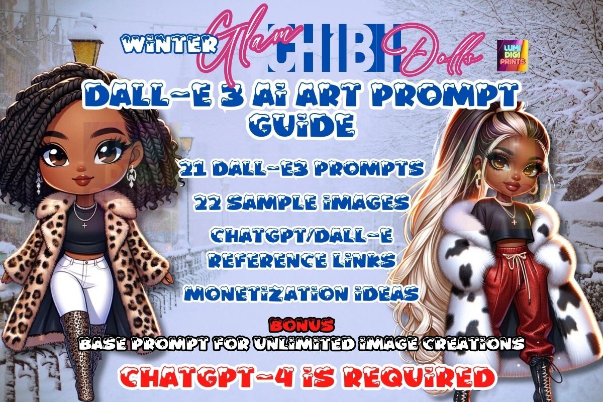 Winter Chibi Dall-E3 AI Art Prompt Guide Graphic by LumiDigiPrints ...