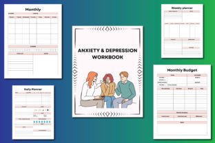 Anxiety & Depression Workbook Canva KDP Graphic by KDPSQUAD · Creative ...