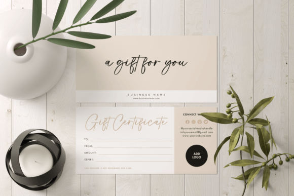 Editable Gift Certificate Template