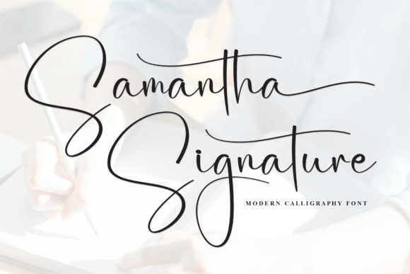 Samantha Signature font