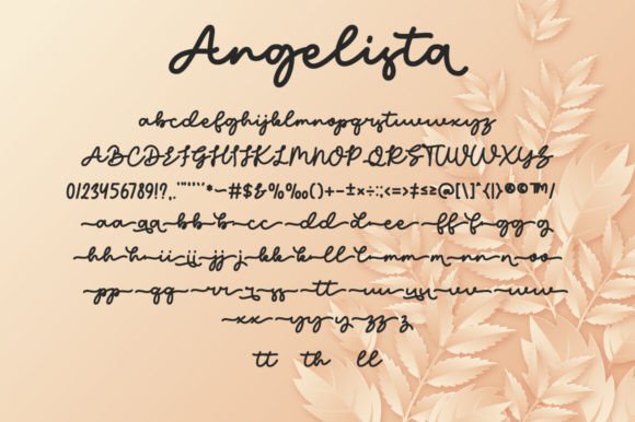 Angelista Font - Preview 5