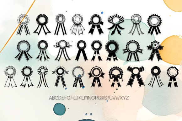 Award Ribbon Font - Preview 1