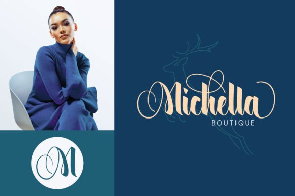 Calliform Font PNG with transparent background - Preview 4