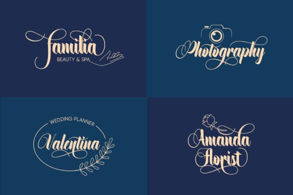 Calliform Font PNG with transparent background - Preview 6