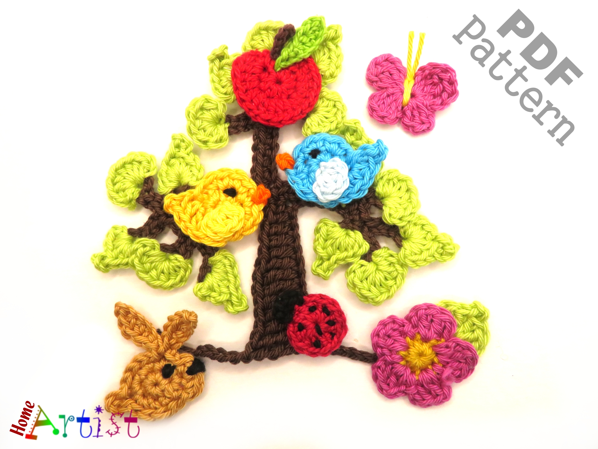 Crochet Pattern Tree Set