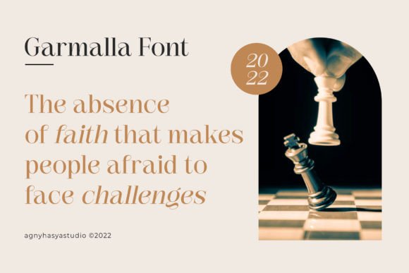 Garmalla Font PNG with transparent background - Preview 1