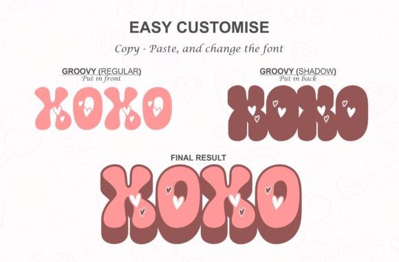 Groovy Valentine's Font - Preview 2