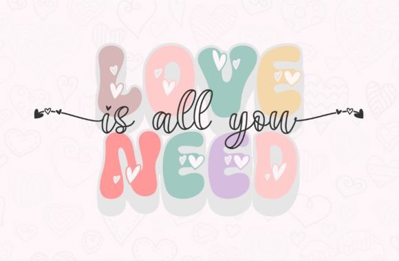 Groovy Valentine's Font - Preview 5