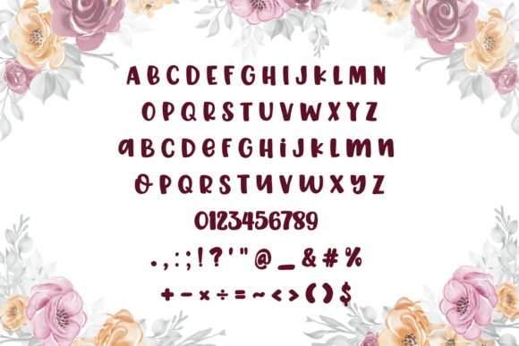 Happy Valentine Font PNG with transparent background - Preview 1