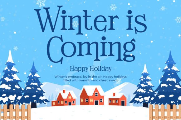 Magista Winter Font PNG with transparent background - Preview 1