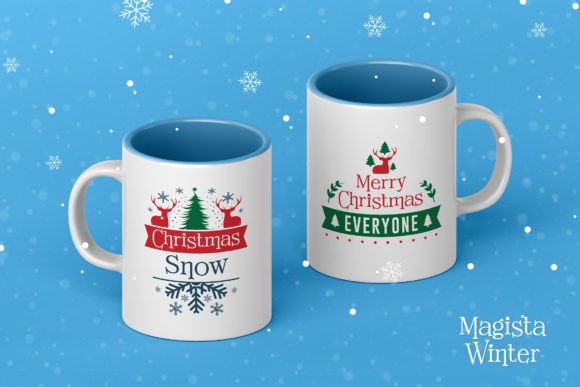 Magista Winter Font PNG with transparent background - Preview 2