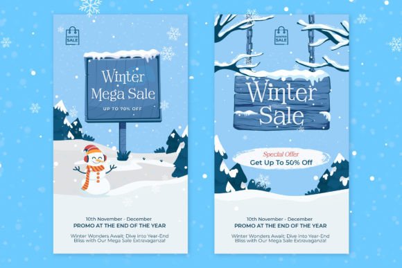 Magista Winter Font PNG with transparent background - Preview 3