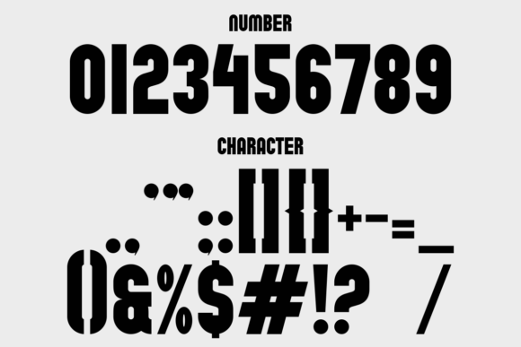 Ragon Font PNG with transparent background - Preview 2