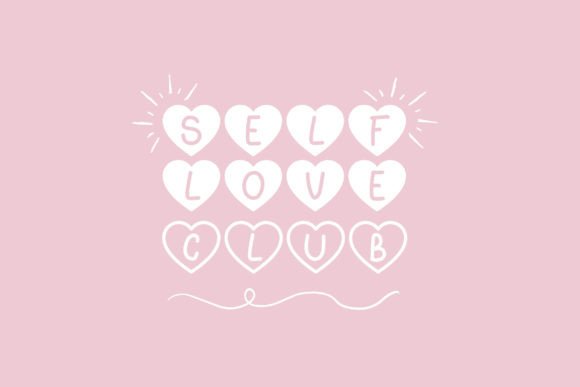 Sassy Heart Font PNG with transparent background - Preview 1