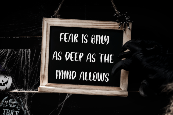 Scary Dream Font PNG with transparent background - Preview 2