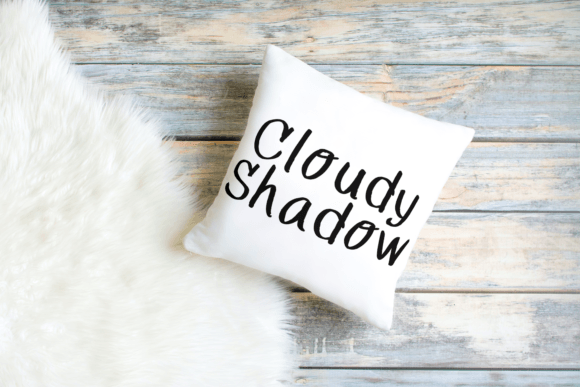 Cloudy Shadow Font - Preview 2