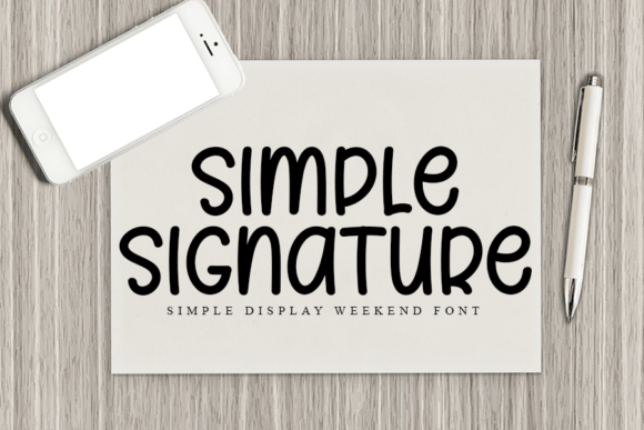 Daily Weekend Font - Preview 1