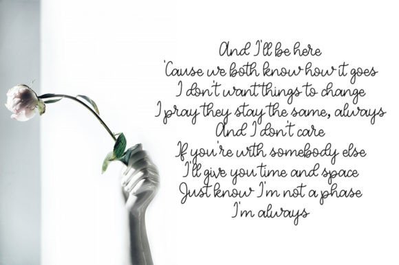 Lonely Girl Font PNG with transparent background - Preview 5