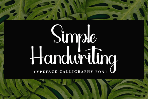 Simple Calligraphy Poster 4
