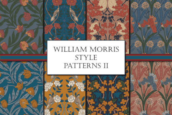 Autumn William Morris Style Patterns