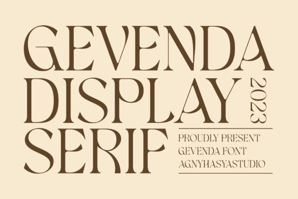Gevenda Font - Preview 1