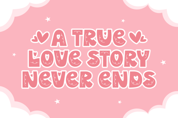Lovers Forever Font PNG with transparent background - Preview 4