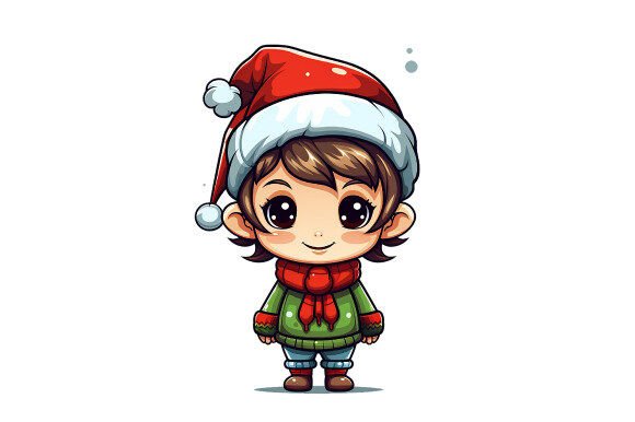 Little Elf Christmas Craft Design Tshirt