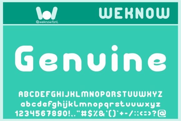 Authentic Font - Preview 1
