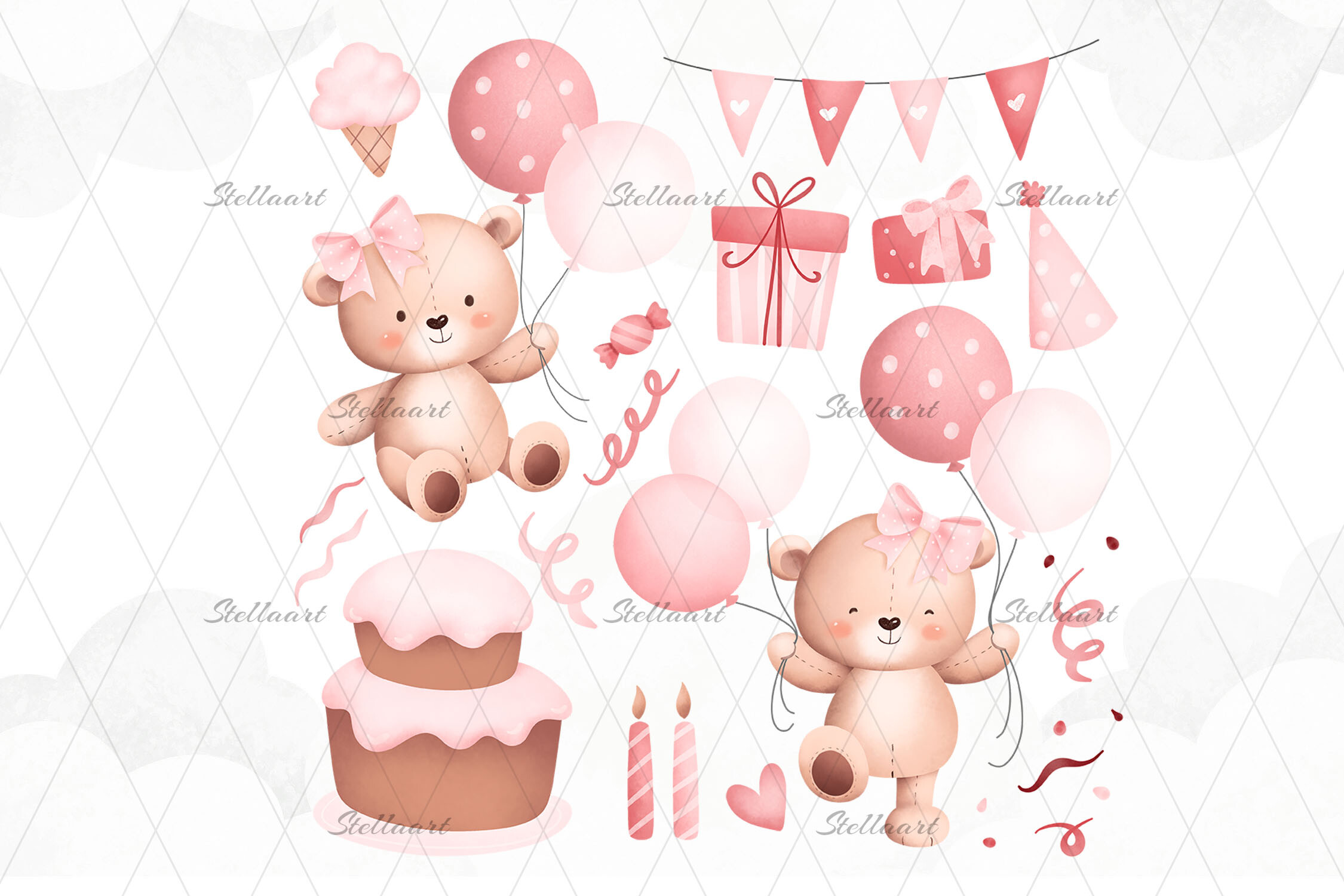 Baby Teddy Bears and Balloons - photo 5