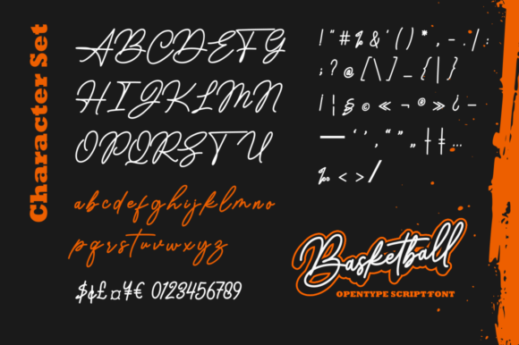 Basketball Font - Preview 5
