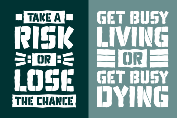 Boldy Stencil Font - Preview 2
