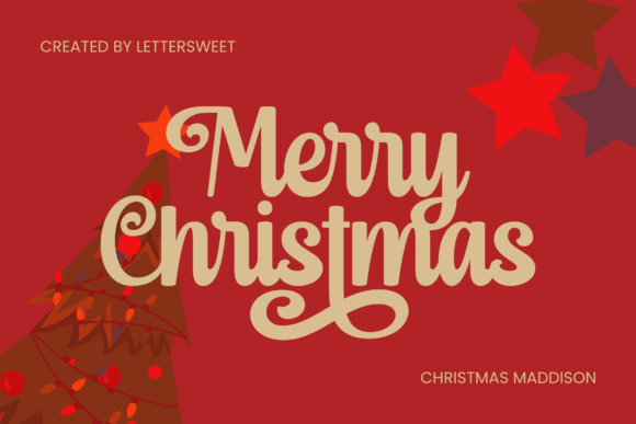Christmas Maddison Font - Preview 5