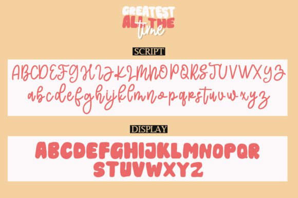 Greatest All the Time Font - Preview 5