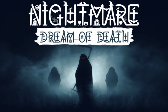 Halloween Decorative Font PNG with transparent background - Preview 3