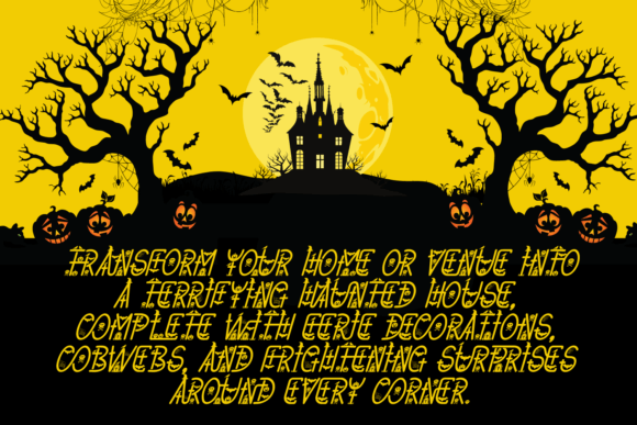 Halloween Decorative Font - Preview 5