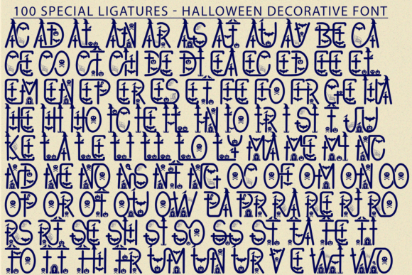 Halloween Decorative Font - Preview 6