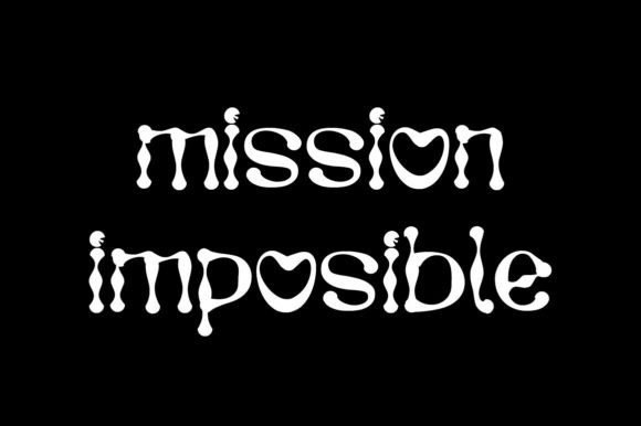 Maggots Font PNG with transparent background - Preview 2