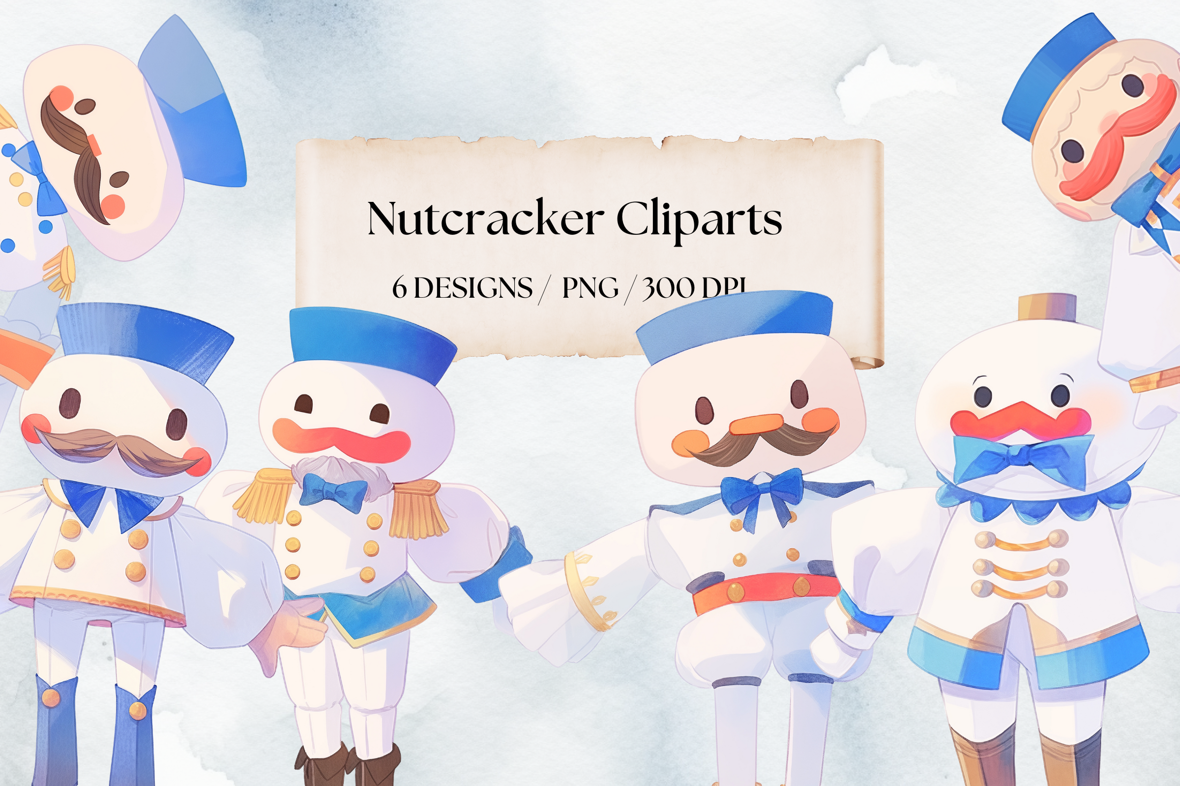 Nutcracker Cliparts Graphic by YOUNGBOY ARTIST · Creative Fabrica
